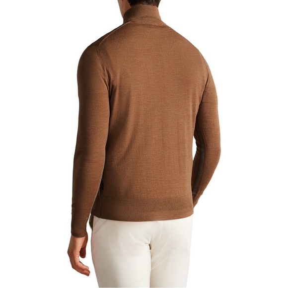 Ted Baker Beckton Roll Neck Long Sleeve Core Sweater in Tan XL or 7 - Picture 4 of 14